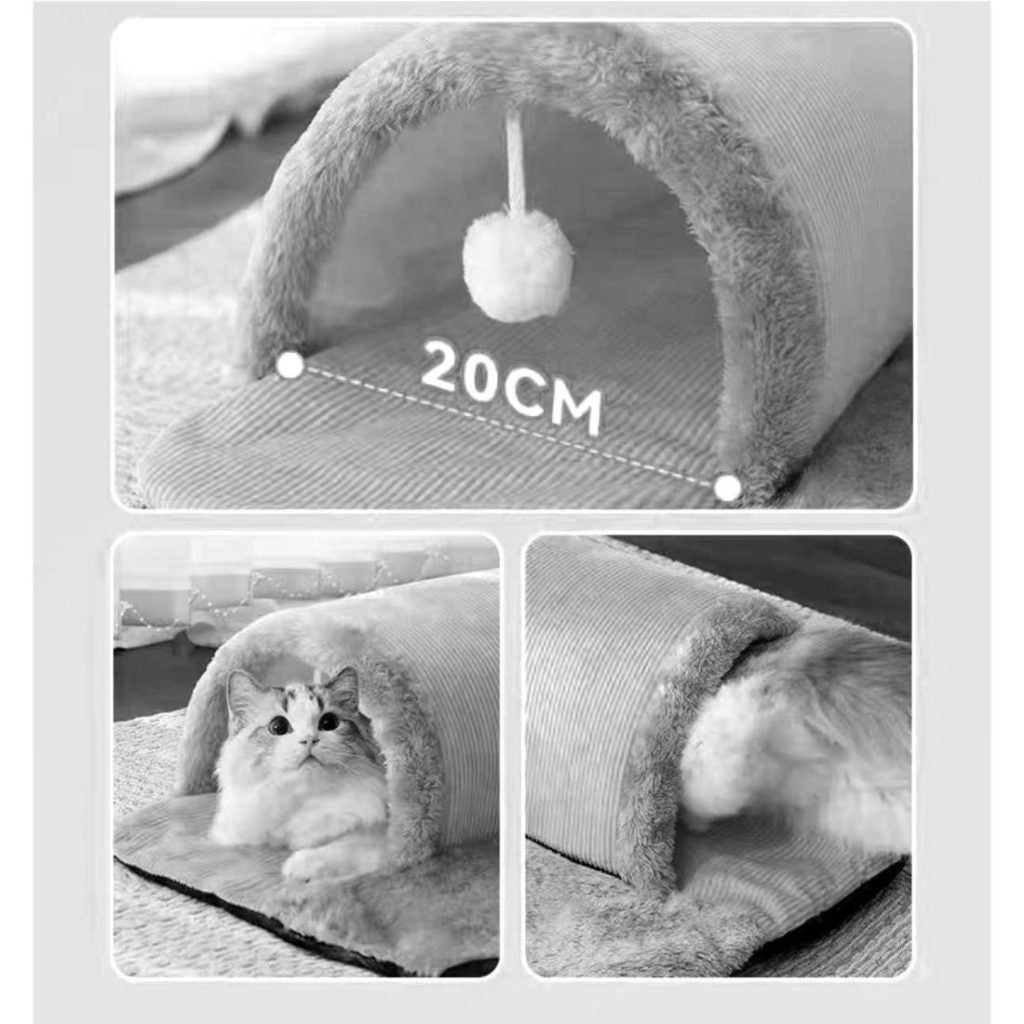 Τούνελ – Κρεβατάκι Γάτας | Tunnel – Cat Bed 60x60x50cm Petit Palace