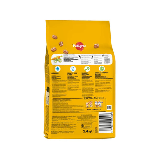 Pedigree Adult με Μοσχάρι & λαχανικά 1,4 kg (για ενήλικους σκύλους μεσαίου μεγέθους) Petit Palace