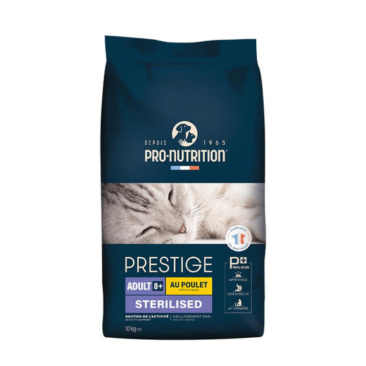 Prestige Adult Cat Sterilised 8+ με κοτόπουλο 2kg / 10kg Petit Palace