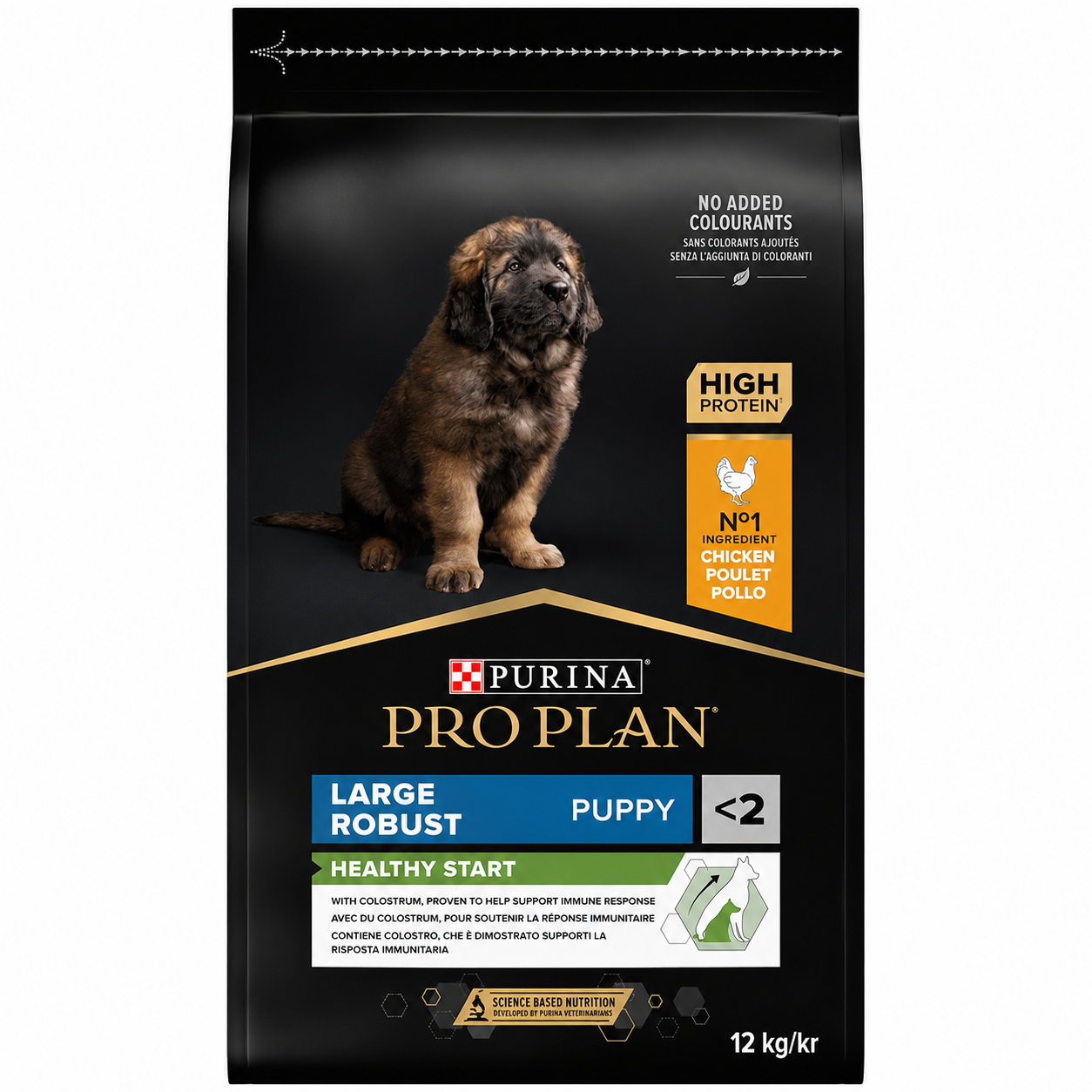 Purina Pro Plan Dog Puppy Large Robust Healthy Start Chicken 12kg – Ξηρά Τροφή για Κουτάβια Μεγάλων Σωματότυπων Φυλών με Κοτόπουλο Petit Palace
