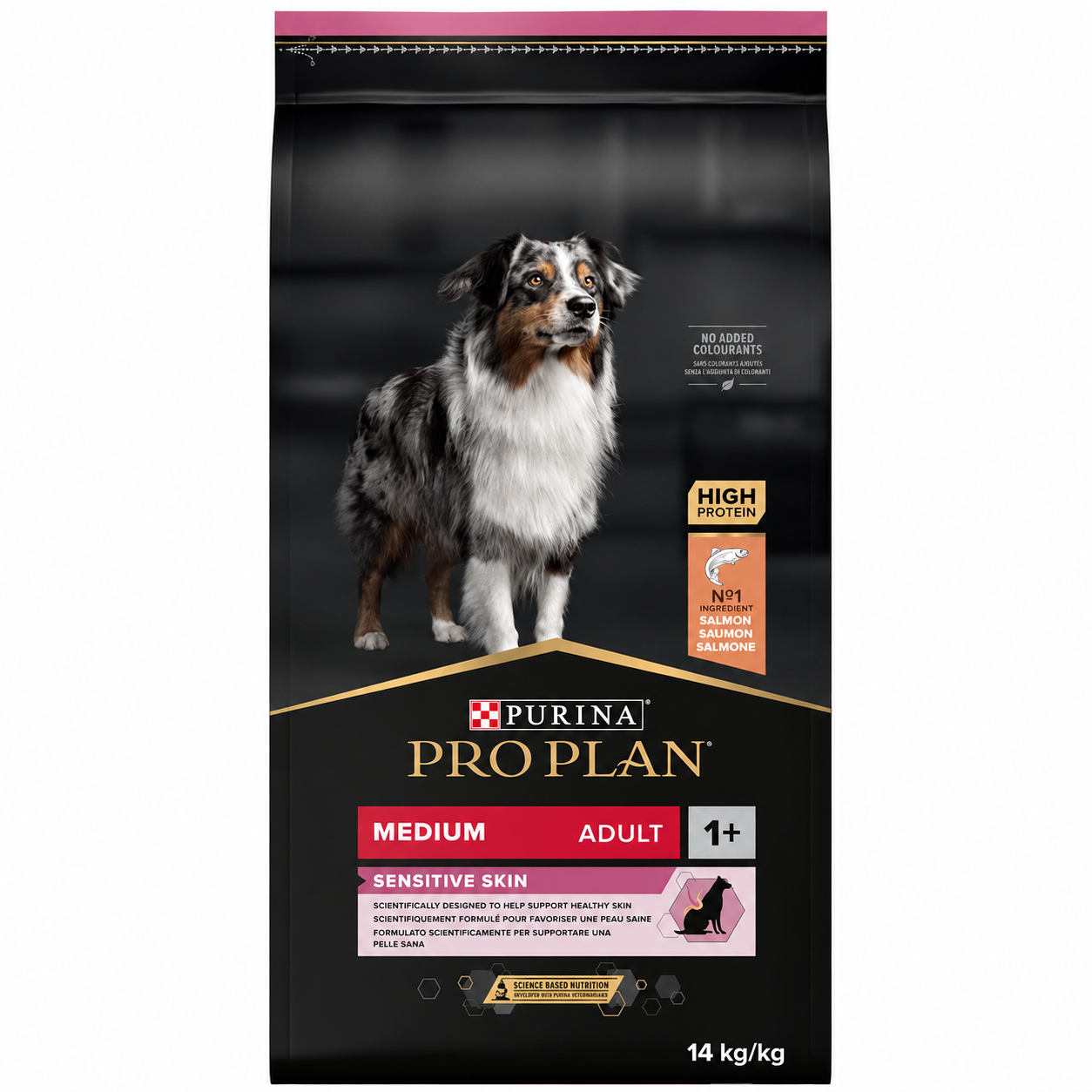 Pro Plan Dog ADULT MEDIUM Sensitive Skin SALMON 14Kg Petit Palace