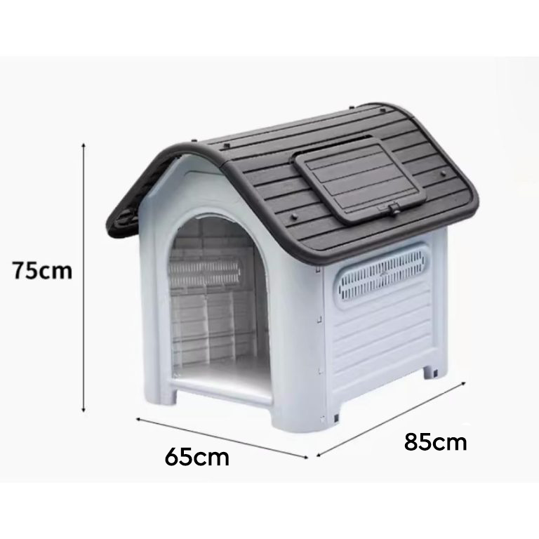 🏠Plastic Pet House | Πλαστικό Σπίτι Κατοικίδιου 65x85x75 cm