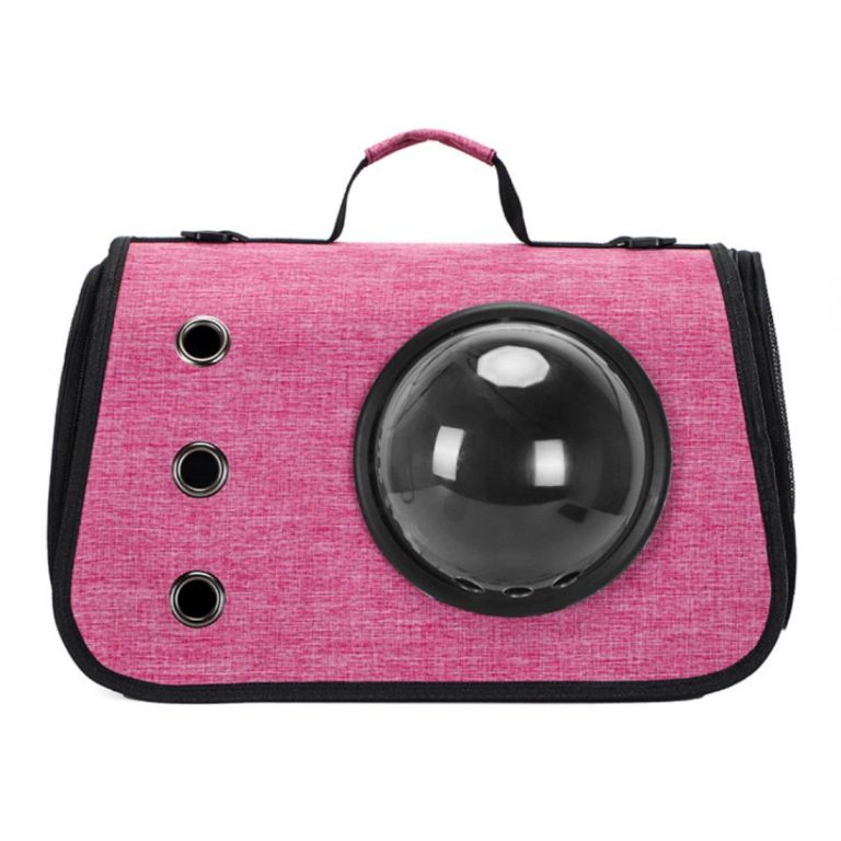 Τσάντα μεταφοράς Σκύλου Γάτας Ροζ | Dog Cat Carrier Bag Pink 43x24x29cm Petit Palace
