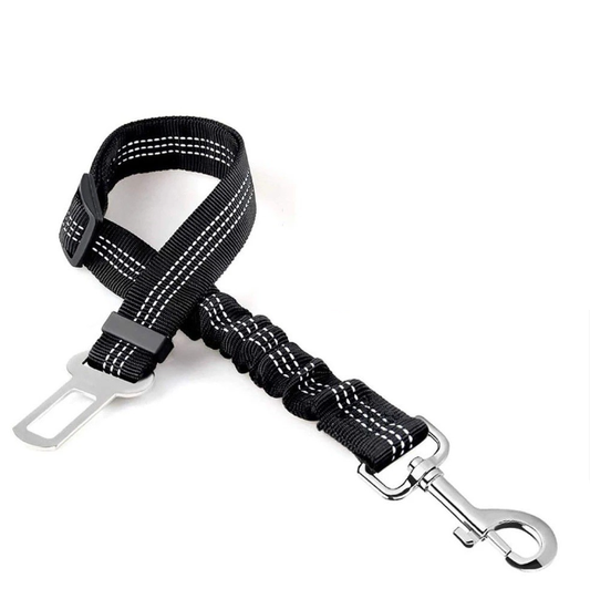 Ζώνη Ασφαλείας Κατοικίδιου για το Αυτοκίνητο | Λουρί Ασφαλείας για Σκύλους | Άνεση και Προστασία σε κάθε Βόλτα | Μαύρη 2.5x 51-75cm Petit Palace