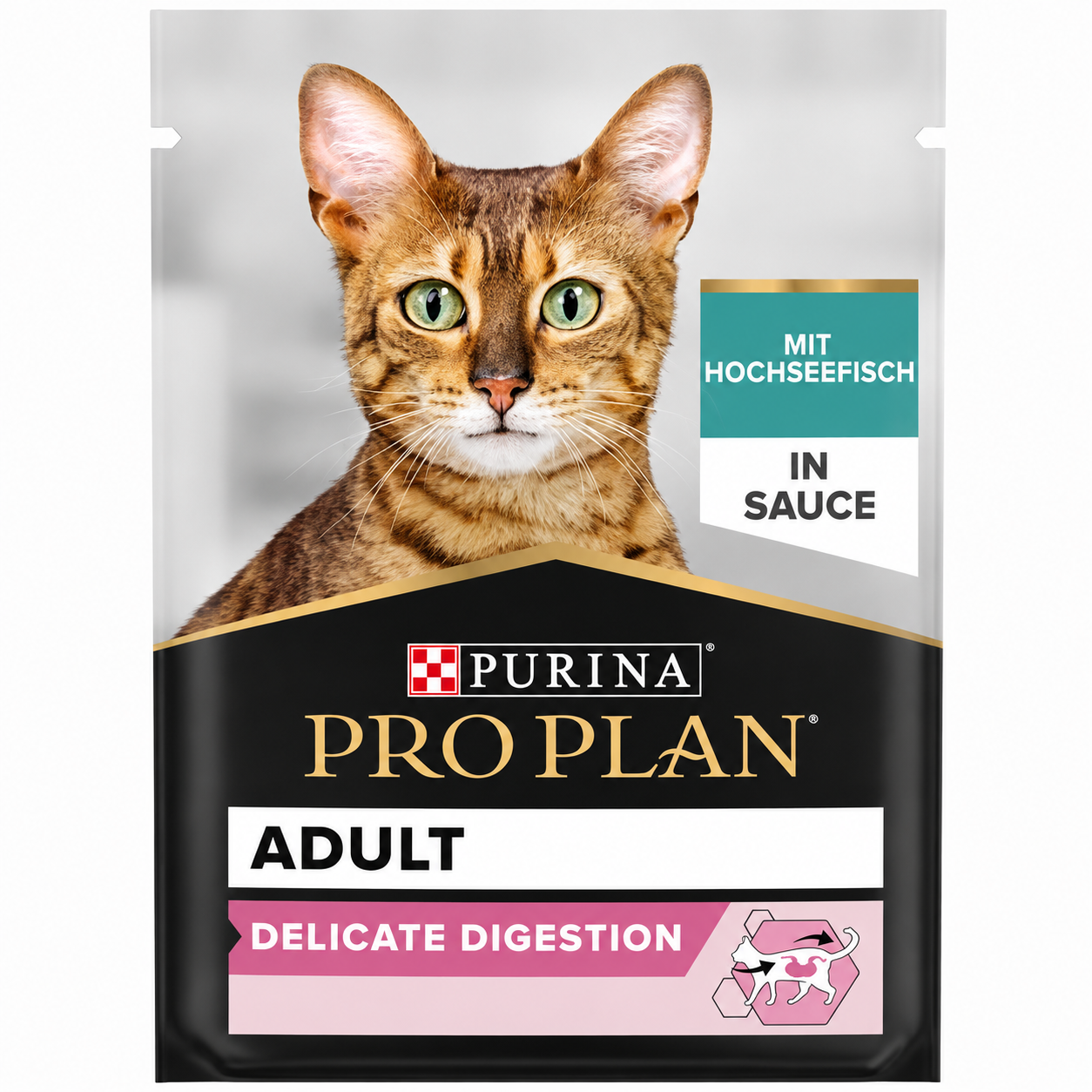 Purina Pro Plan Adult Delicate Digestion με Γαλοπούλα σε Σάλτσα 85g για Γάτες με Ευαίσθητη Πέψη Petit Palace