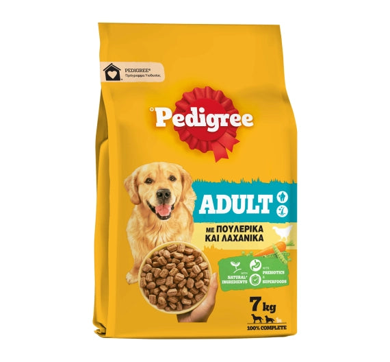 Pedigree Adult Πουλερικά & Λαχανικά 1,4 kg (για ενήλικους σκύλους)