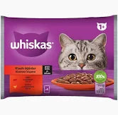 Whiskas Φακελάκι Core με επιλεγμένα ψαρικά σε ζελέ 4χ85γρ