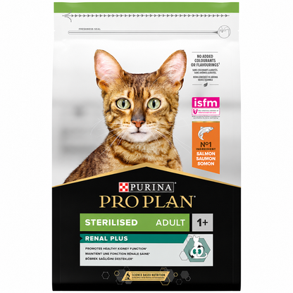 Purina Pro Plan Cat Sterilised Adult Renal Plus Turkey / Salmon / Rabbit 10kg – Ξηρά Τροφή για Στειρωμένες Γάτες με Γαλοπούλα / Σολωμός / Κουνέλι Petit Palace