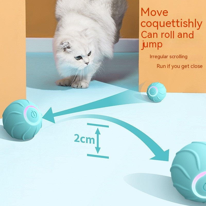 SMART ROLLING CAT BALL  - Self-Moving ball - Perfect toy For Playful Kittens And Cats