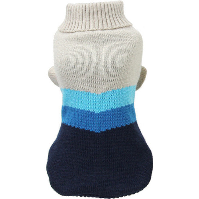 Glee πουλόβερ σκύλου μπλε-μπεζ Sagitta 28cm Petit Palace