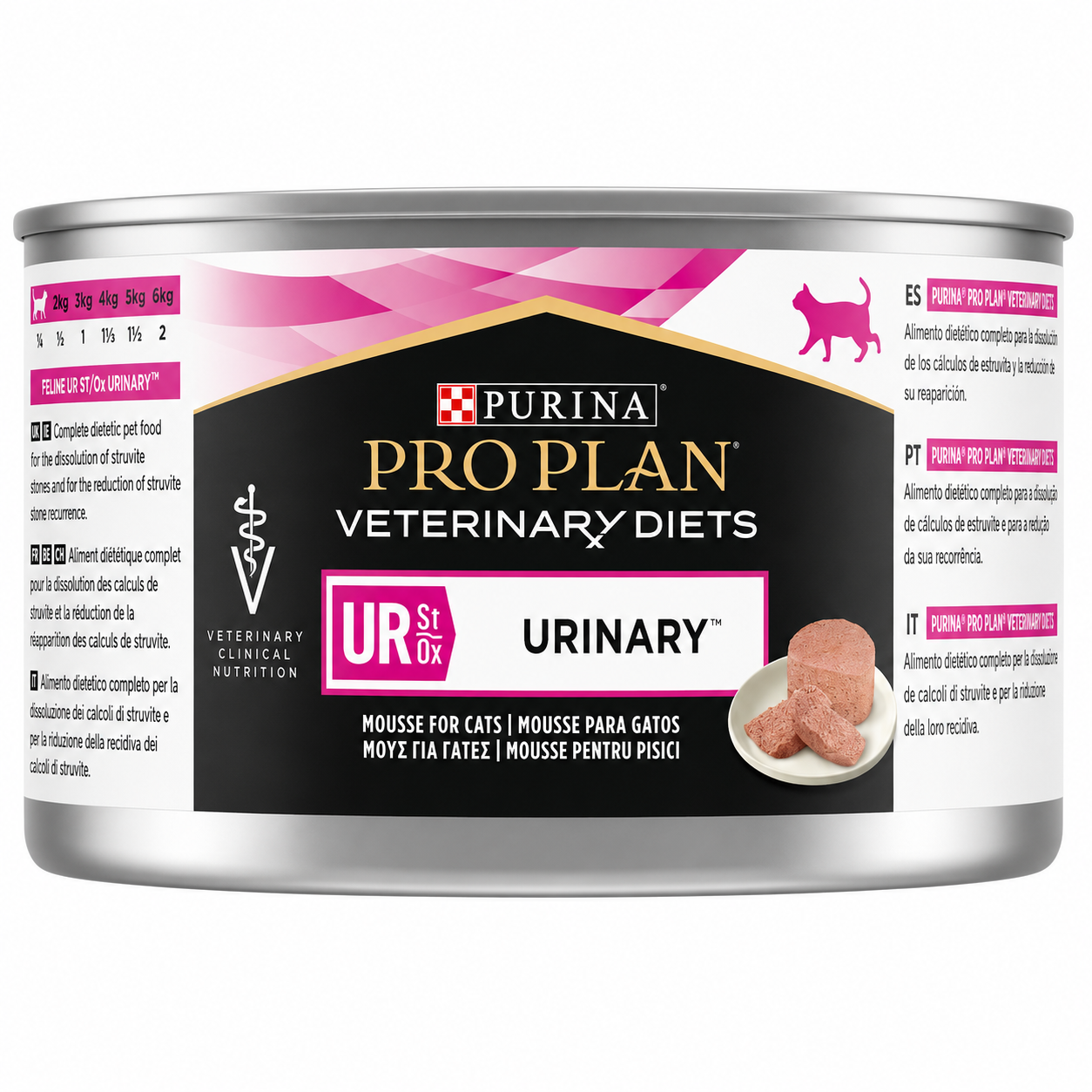 PPVD Feline  UR St/Ox  URINARY mousse 195g Petit Palace