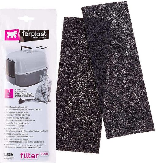 Ferplast l134 φίλτρο για τουαλέτες Clear Cat 10 και Ariel 10 Home box Petit Palace
