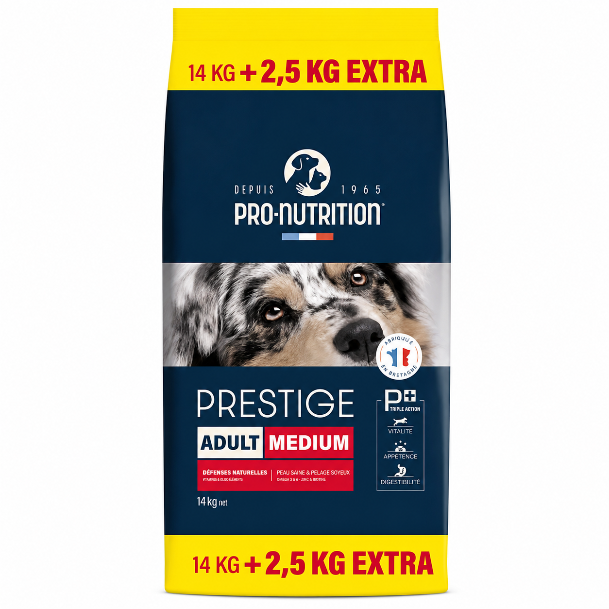 Pro-Nutrition Prestige Adult Medium 3kg / 14+2,5kg Petit Palace