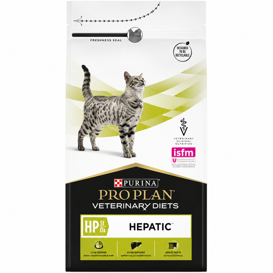 Purina Pro Plan Veterinary Diets Feline HP St/Ox Hepatic 1.5kg – Κτηνιατρική Τροφή για Ηπατική Υποστήριξη Γάτας Petit Palace