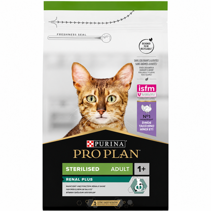 Purina Pro Plan Cat Sterilised Adult Renal Plus Turkey 10kg – Ξηρά Τροφή για Στειρωμένες Γάτες με Γαλοπούλα Petit Palace