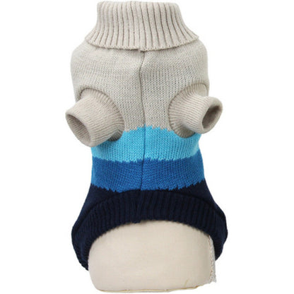 Glee πουλόβερ σκύλου μπλε-μπεζ Sagitta 28cm Petit Palace
