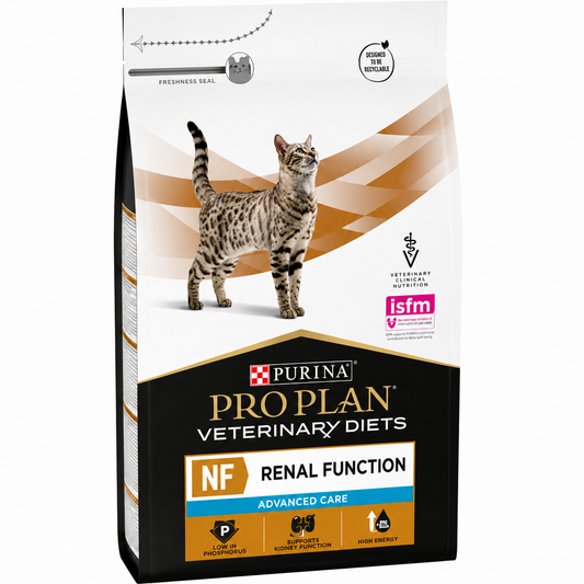 Purina Pro Plan Veterinary Diets Feline NF Renal Function Advanced Care 1.5kg – Κτηνιατρική Ξηρά Τροφή για Γάτες με Προχωρημένη Νεφρική Νόσο Petit Palace