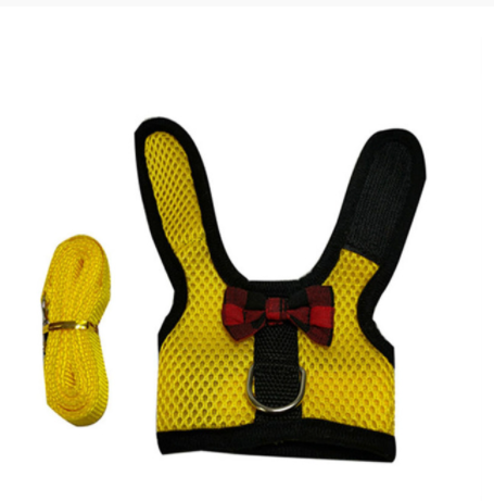 Rabbit Vest-Style Breathable Mesh Chest Harness Traction Rope