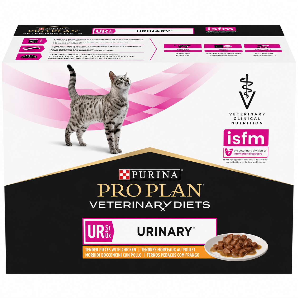 Purina Pro Plan Veterinary Diets UR St/Ox Urinary με Κοτόπουλο σε Σάλτσα 10x85g για Γάτες  SEO Περιγραφή Petit Palace