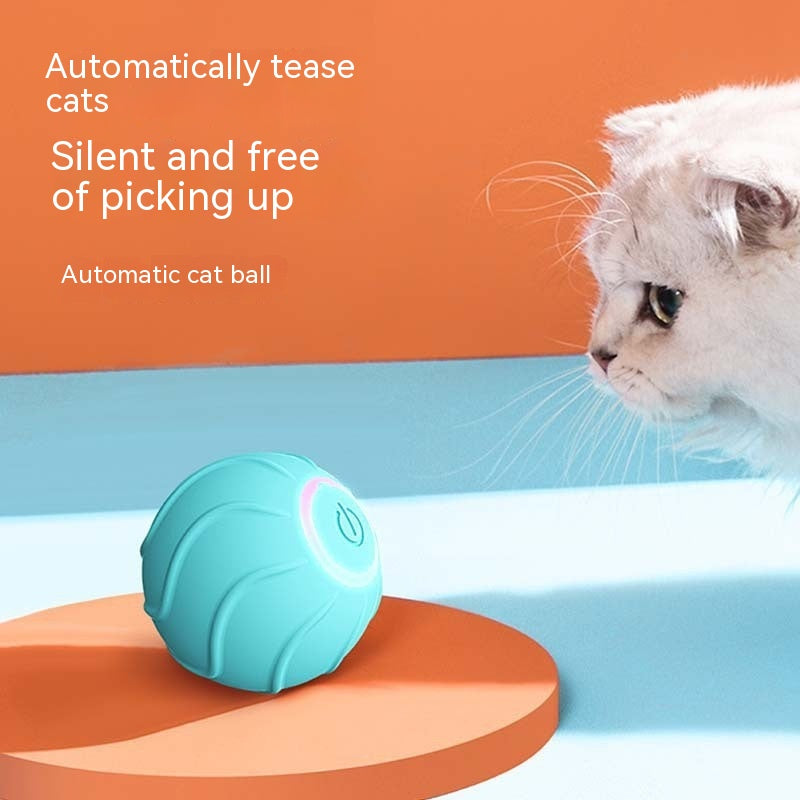 SMART ROLLING CAT BALL  - Self-Moving ball - Perfect toy For Playful Kittens And Cats