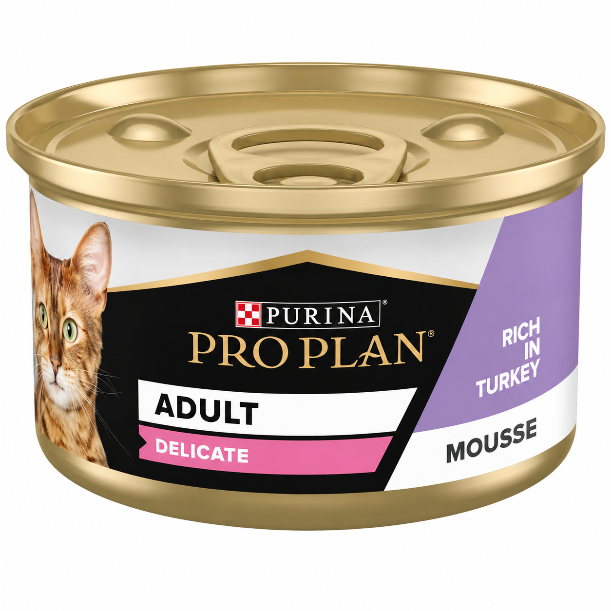 Pro Plan Cat Wet Adult Delicate Digestion Turkey Mousse 85g Petit Palace
