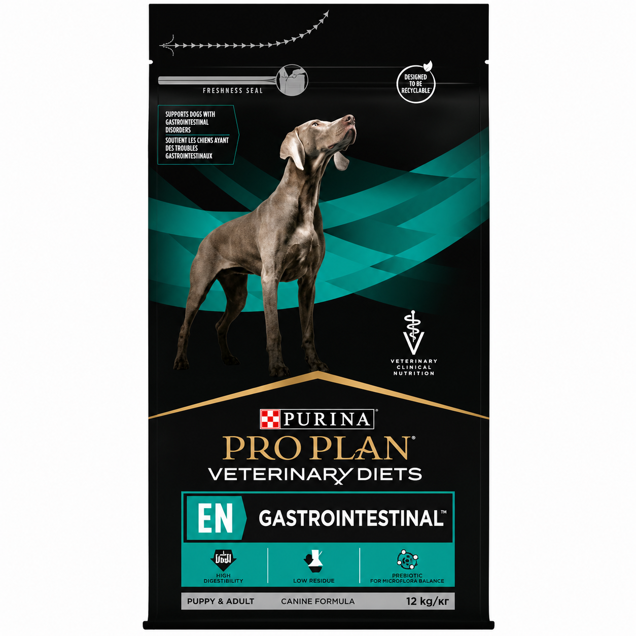 Purina Veterinary Diets Canine EN Gastrointestinal 12kg | Κλινική Τροφή Σκύλου για Πεπτικό Petit Palace