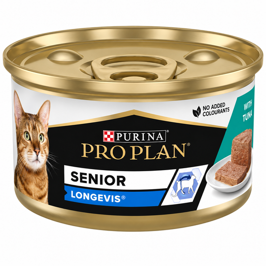 Pro Plan Cat Wet Senior Tuna Mousse 85g Petit Palace