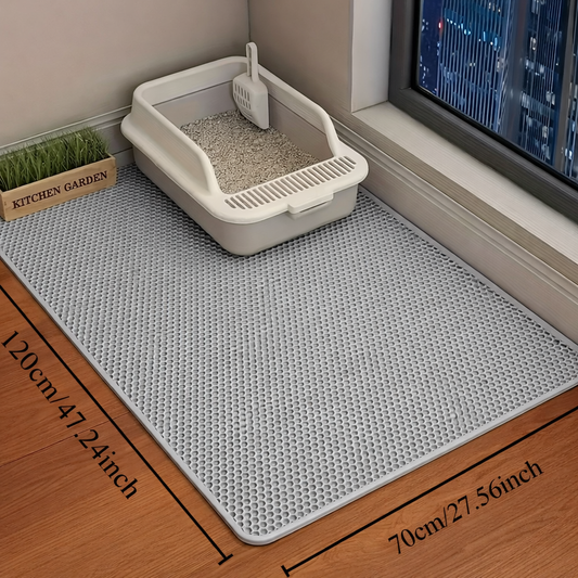 Εξαιρετικά Μεγάλο Διπλόστρωτο Χαλάκι Γατών 70x120εκ – Αδιάβροχο & Αντιολισθητικό Petit Palace