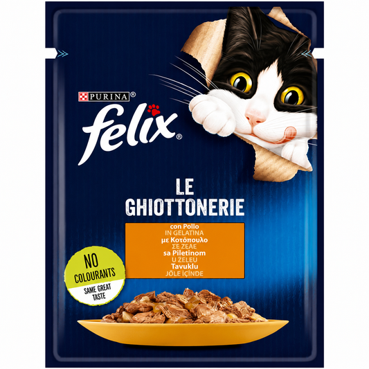 Felix Le Ghiottonerie με Κοτόπουλο σε Ζελέ 85g Petit Palace