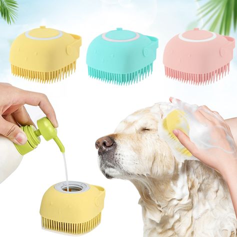 Pet Bathing Brush | Soft Silicone Massager Shower Gel