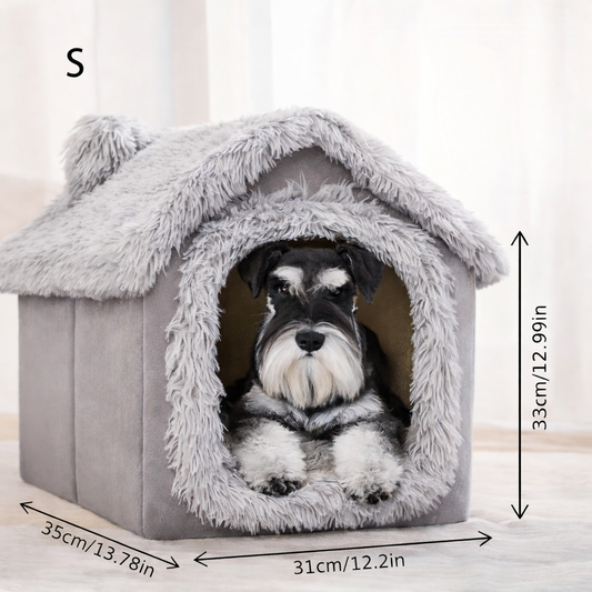 Άνετο & Πολυτελές Ημίκλειστο Κρεβάτι Γάτας 35x31x33cm Petit Palace