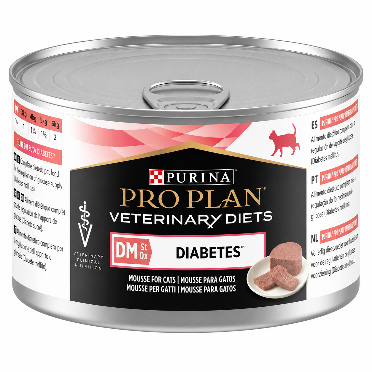 Purina Pro Plan Veterinary Diets Feline DM St/Ox Diabetes Management Mousse 195g – Κτηνιατρική Υγρή Τροφή για Γάτες Petit Palace