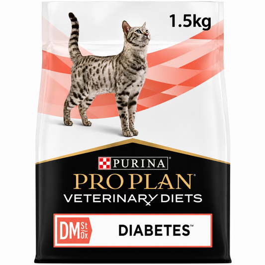 Purina Pro Plan Veterinary Diets Feline DM St/Ox Diabetes Management 1.5kg – Κτηνιατρική Τροφή για Διαβητικές Γάτες Petit Palace