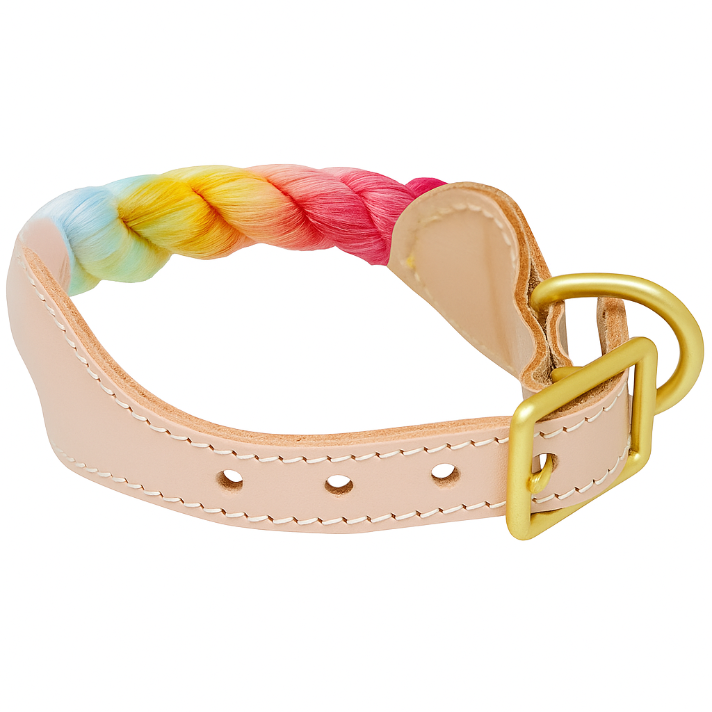 Croci Collar Πολύχρωμο Κολάρο Σχοινιού S 24 20 x 300 x 20mm Petit Palace