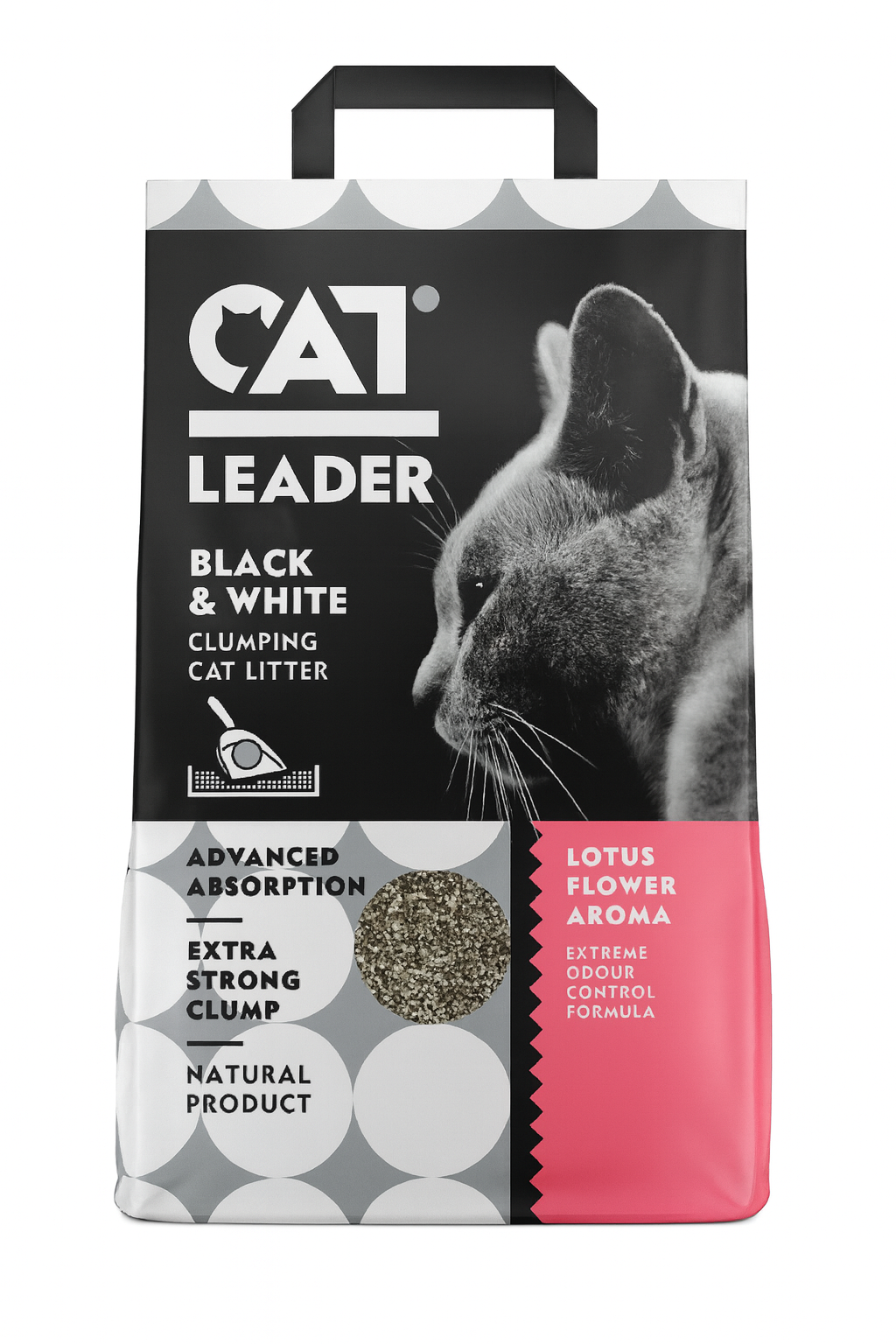 Άμμος Γάτας | Cat Leader Black & White Lotus Flower 5kg Petit Palace