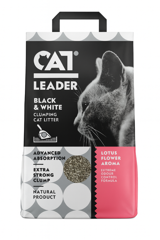 Άμμος Γάτας | Cat Leader Black & White Lotus Flower 5kg Petit Palace
