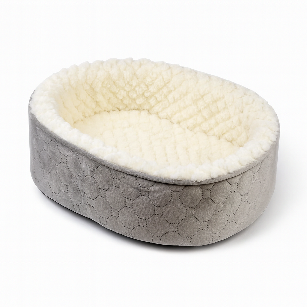 Pet Bed/Cart Gray | Κρεβάτι/Καλάθι Κατοικίδιου Γκρι Petit Palace