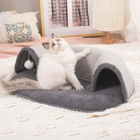 Τούνελ – Κρεβατάκι Γάτας | Tunnel – Cat Bed  Διάστ.53x75x21cm Petit Palace
