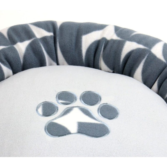 Κρεβάτι Κατοικίδιου Γκρι Ανοιχτό Στρογγυλό 60cm | Pet Bed Light Gray Round Size 60cm Petit Palace