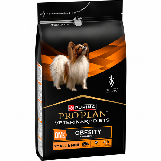 Purina Veterinary Diets OM Obesity Management Small & Mini 1.3kg | Κλινική Τροφή Σκύλου Petit Palace