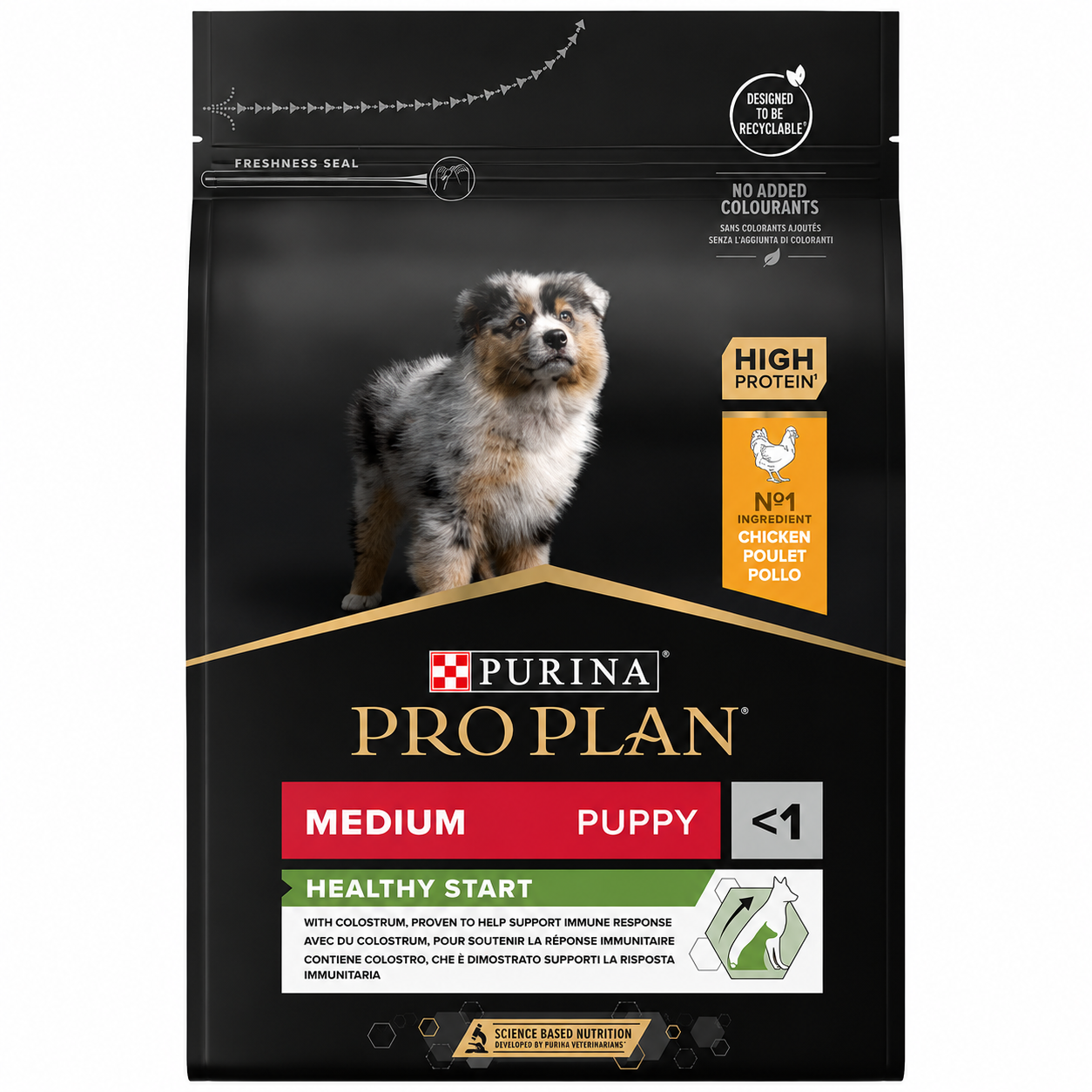 Purina Pro Plan Dog Puppy Medium Healthy Start Chicken 12kg – Ξηρά Τροφή για Κουτάβια Μεσαίων Φυλών με Κοτόπουλο Petit Palace