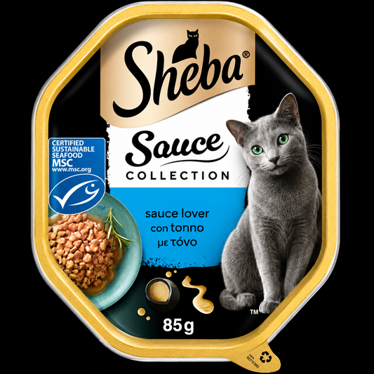 Sheba δισκακι τονος σε σάλτσα 85g Petit Palace