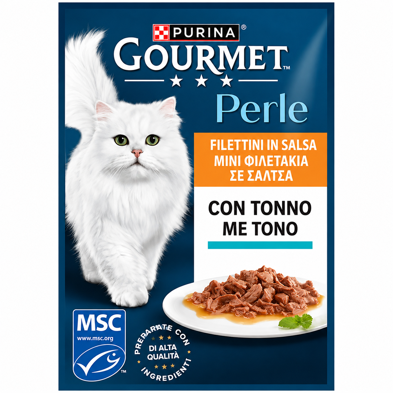 Gourmet Perle Μίνι Φιλετάκια σε Σάλτσα με Κοτόπουλο 85g Petit Palace