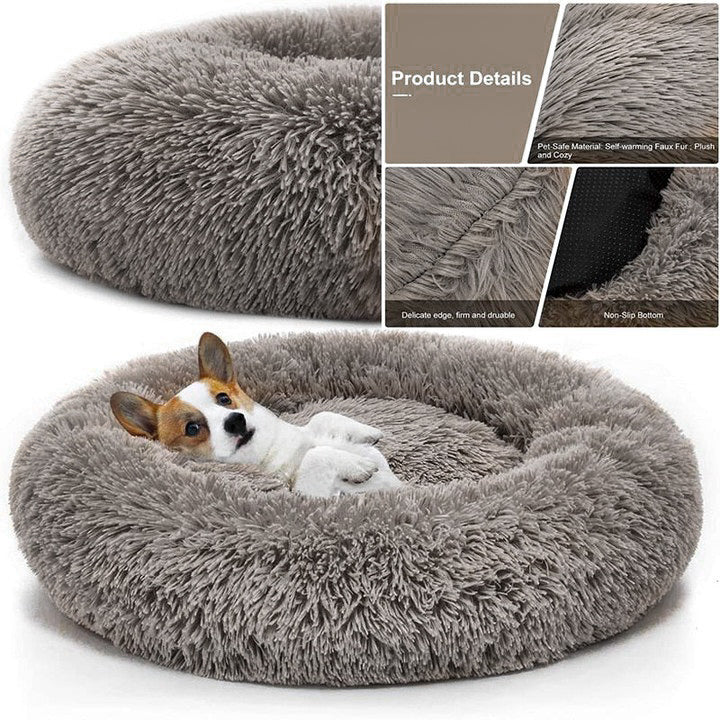 Soft & Warm DONUT PET BED