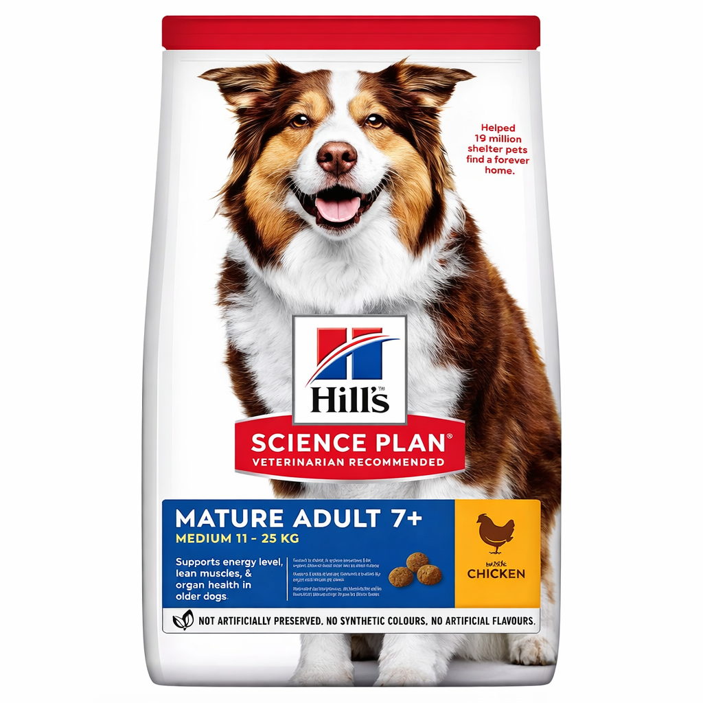 Hill’s Science Plan Mature Medium 7+ Με κοτόπουλο