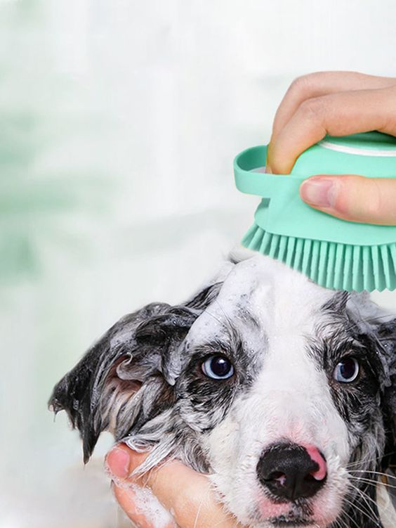 Pet Bathing Brush | Soft Silicone Massager Shower Gel