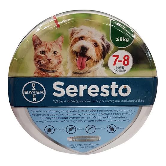 Seresto Collar | Αντιπαρασιτικό Περιλαίμιο Σκύλου & Γάτας Petit Palace