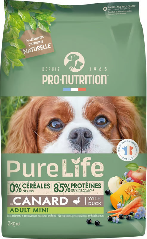 Pro-Nutrition Pure Life Mini Adult – Ξηρά Τροφή Σκύλου για Μικρόσωμες Φυλές 2kg/8kg Petit Palace
