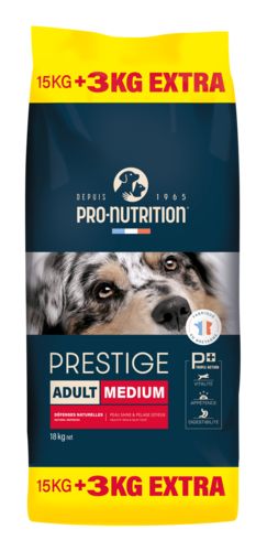 Pro-Nutrition Prestige Adult Medium 3kg / 15+3kg