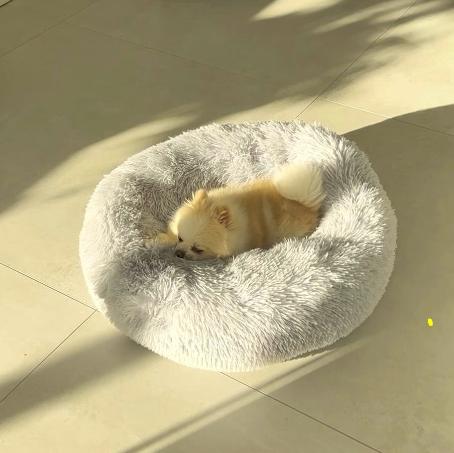 Soft & Warm DONUT PET BED